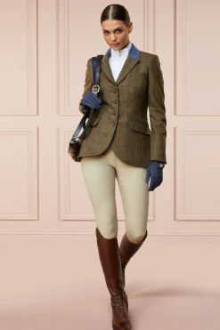 Holland Cooper Jackets|Shop By Product-Tweed Riding Jacket Glen Green