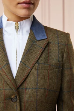 Holland Cooper Jackets|Shop By Product-Tweed Riding Jacket Glen Green