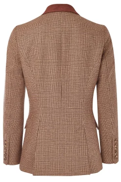 Holland Cooper Jackets|Shop By Product-Tweed Riding Jacket Tawny Brown