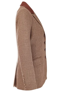 Holland Cooper Jackets|Shop By Product-Tweed Riding Jacket Tawny Brown