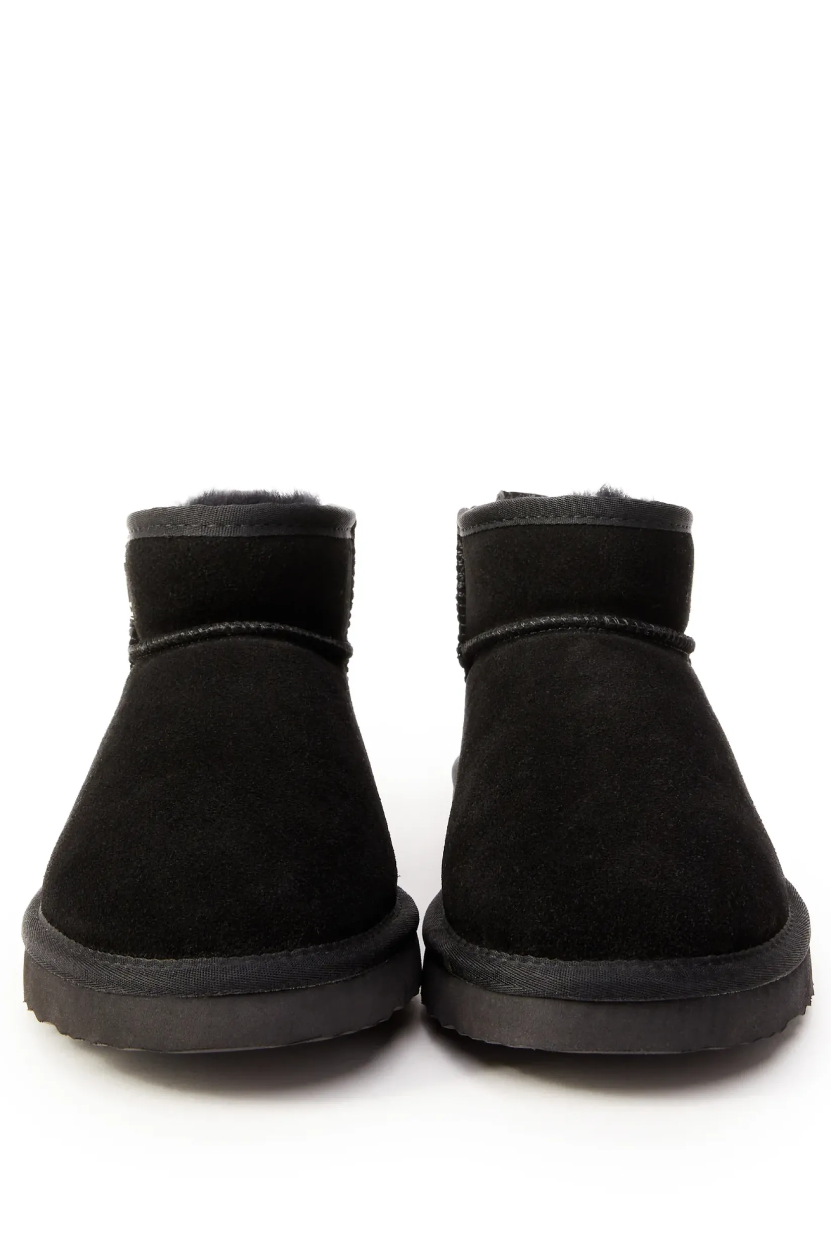 Holland Cooper Gifts For Her|Shearling Boots-Ultra Mini Shearling Boot Black