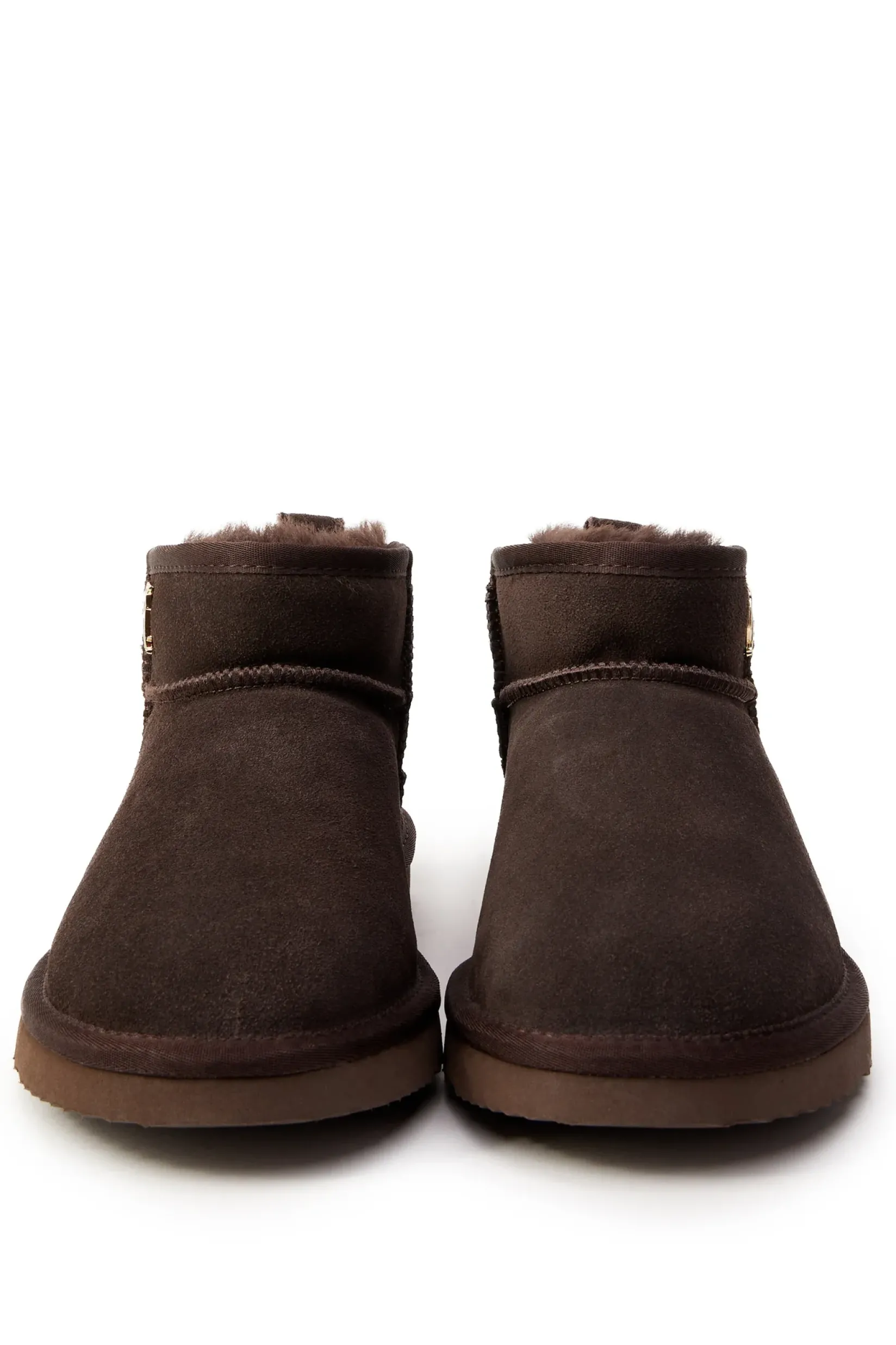 Holland Cooper Gifts For Her|Boots-Ultra Mini Shearling Boot Chocolate