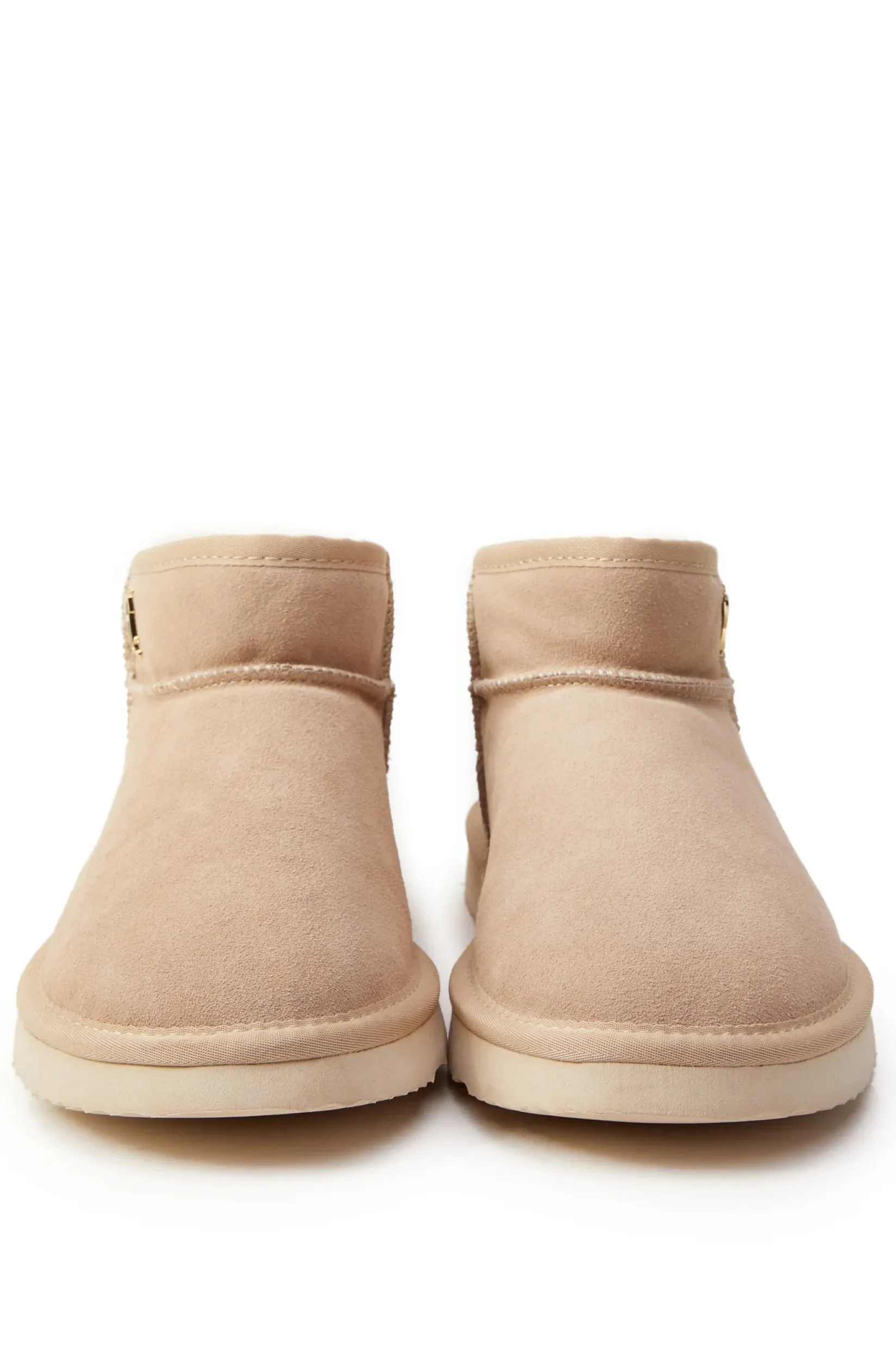 Holland Cooper Shearling Boots|Boots-Ultra Mini Shearling Boot Oyster