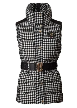 Holland Cooper Gilets-Valais Quilted Gilet Houndstooth