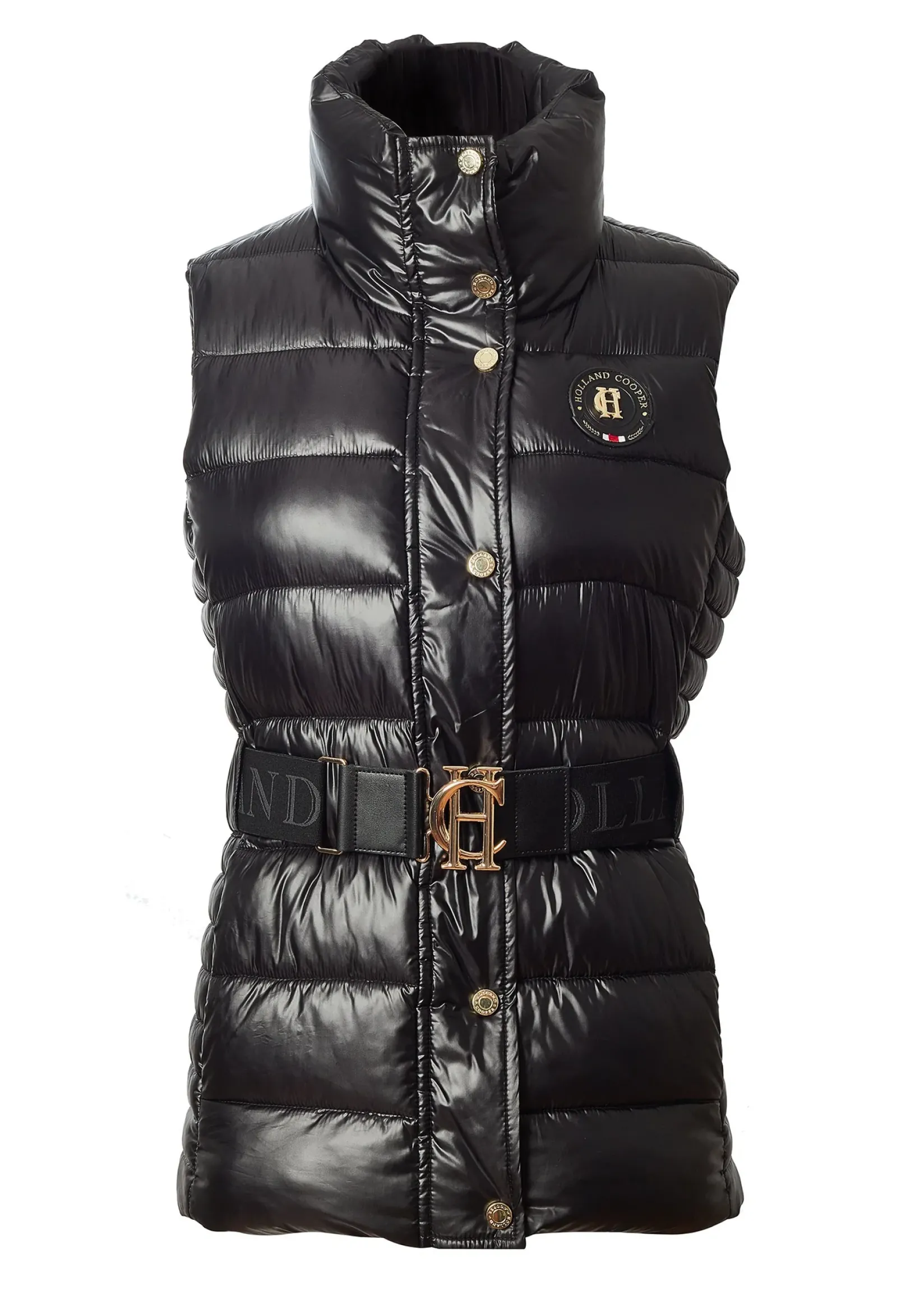 Holland Cooper Gilets-Valais Quilted Gilet Black