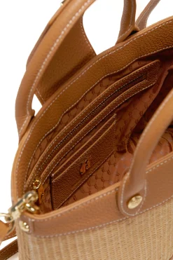 Holland Cooper Crossbody Bags|Tote Bags-Valencia Mini Tote Tan