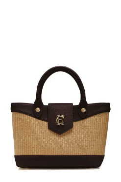 Holland Cooper Crossbody Bags|Tote Bags-Valencia Mini Tote Chocolate