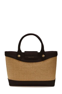 Holland Cooper Crossbody Bags|Tote Bags-Valencia Mini Tote Chocolate