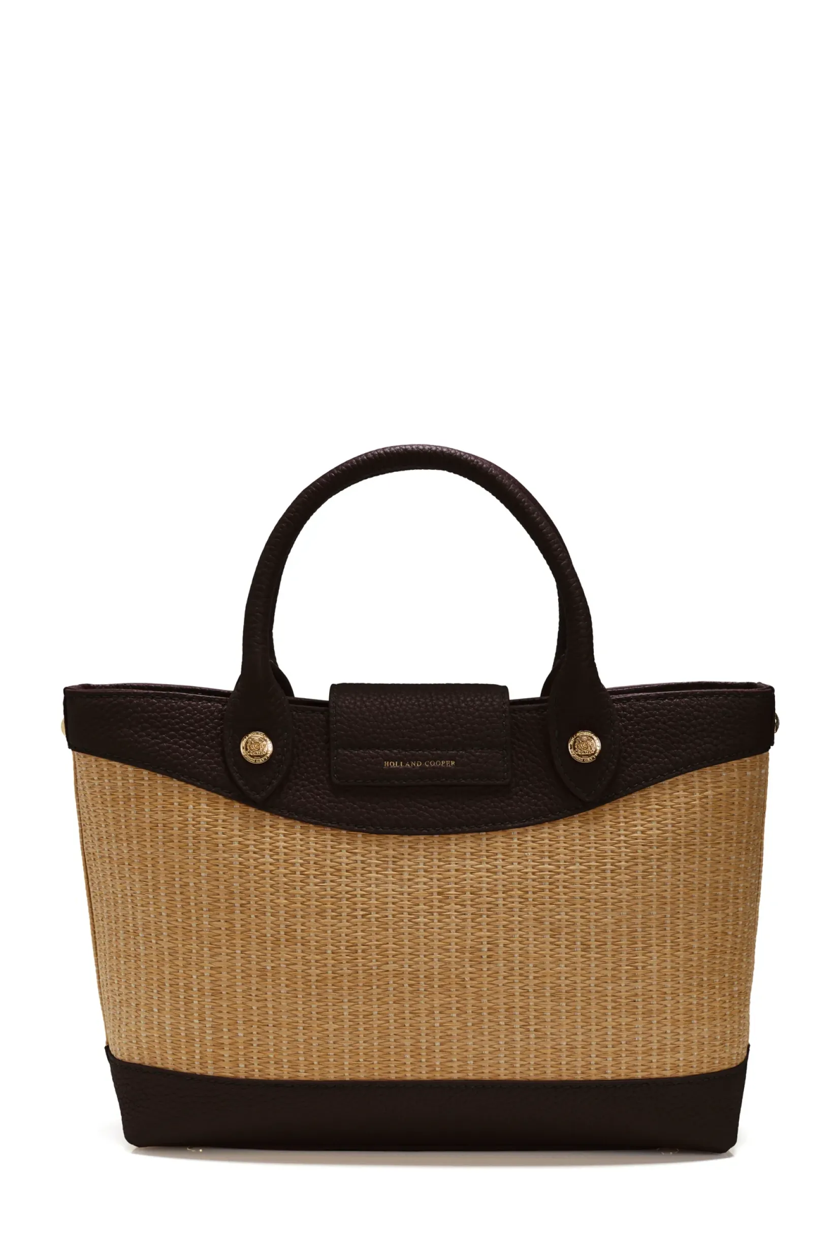 Holland Cooper Crossbody Bags|Tote Bags-Valencia Mini Tote Chocolate