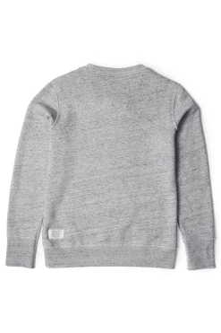 Holland Cooper Sweatshirts|Casualwear-Varsity Crew Grit Marl
