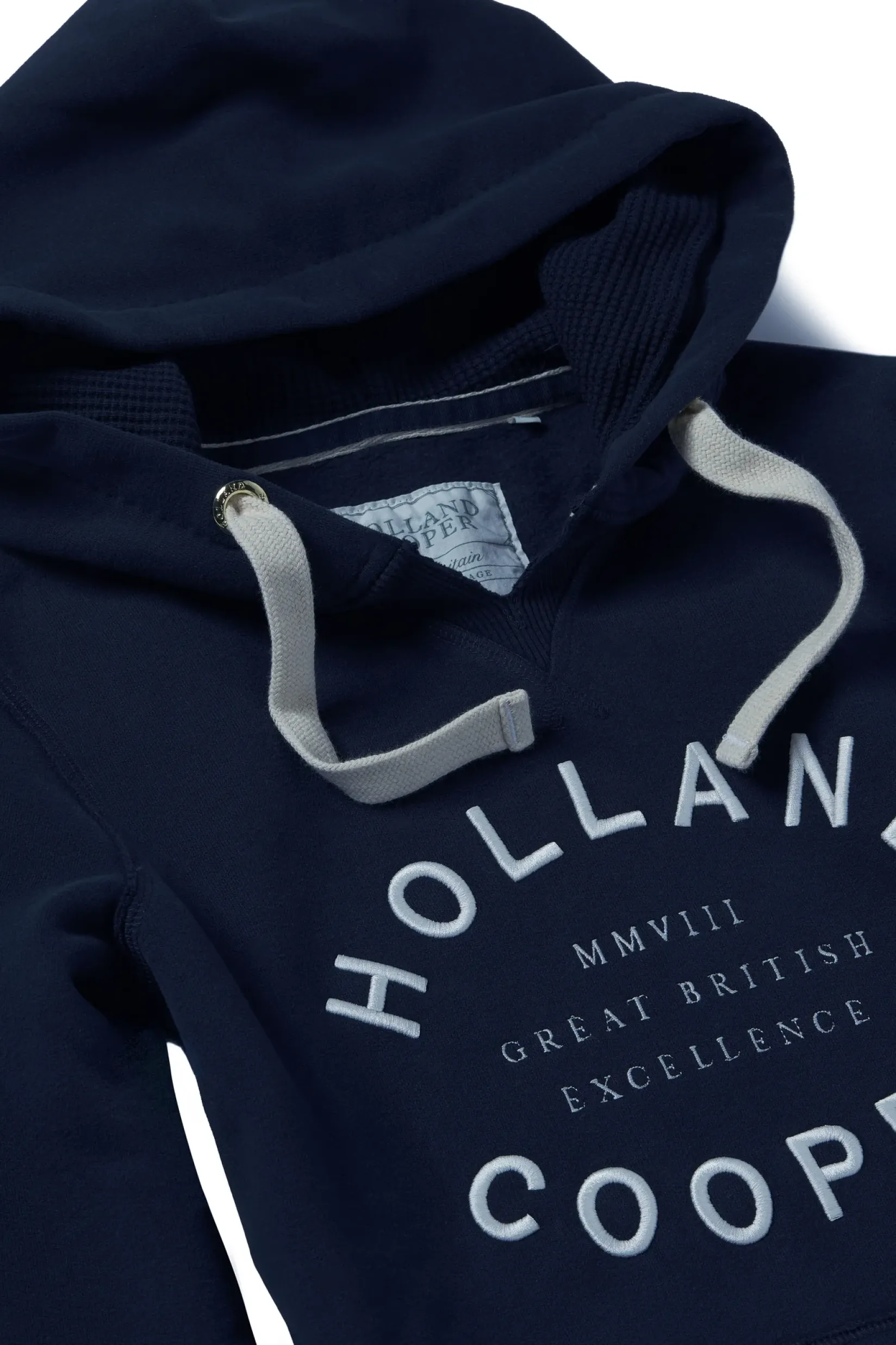 Holland Cooper Hoodies|Casualwear-Varsity Hoodie Ink Navy