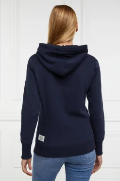 Holland Cooper Hoodies|Casualwear-Varsity Hoodie Ink Navy