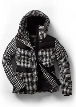 Holland Cooper Jackets-Vermont Puffer Jacket Houndstooth