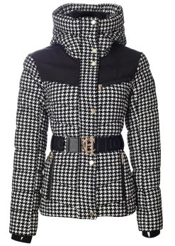 Holland Cooper Jackets-Vermont Puffer Jacket Houndstooth