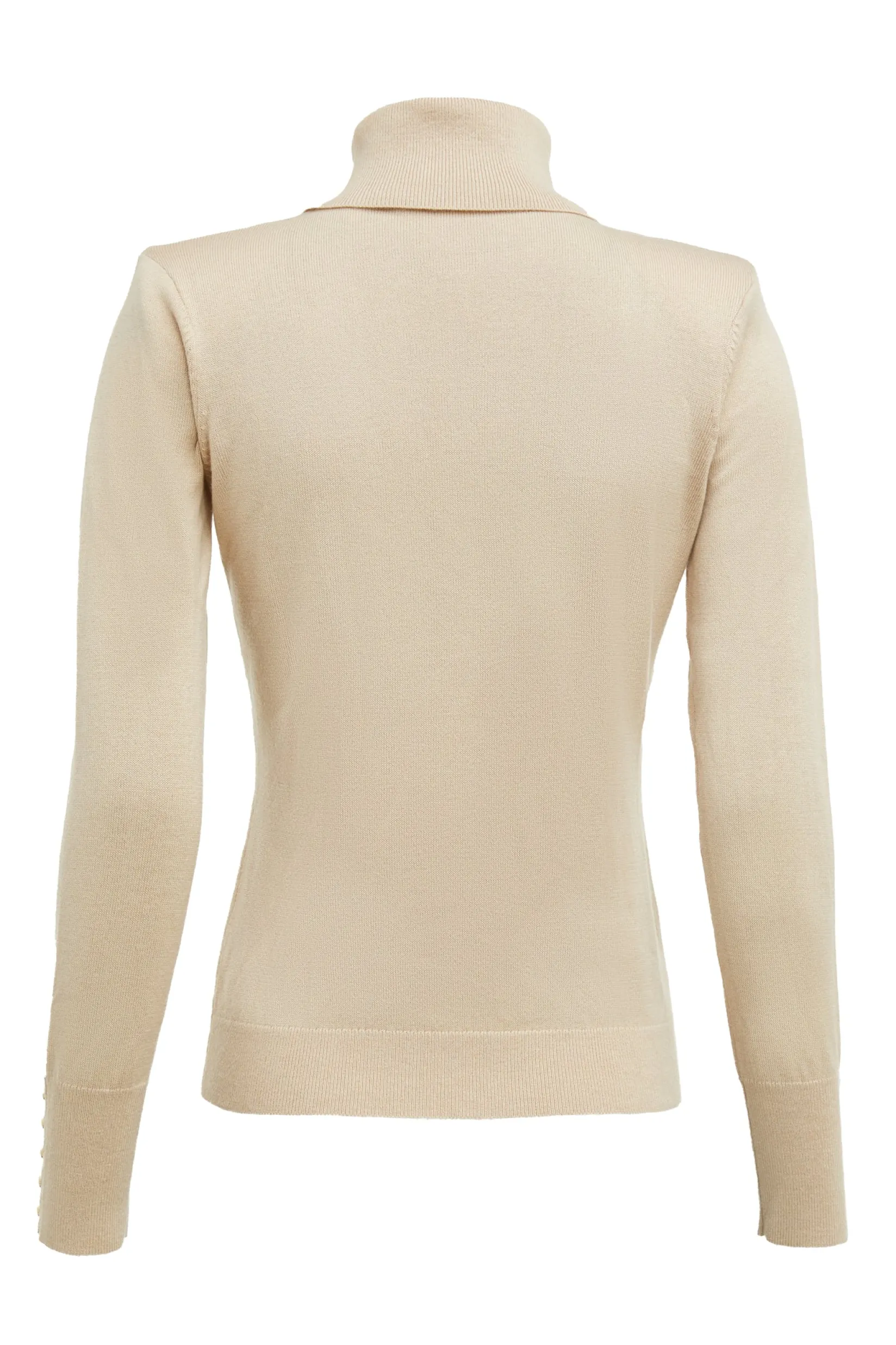 Holland Cooper Knitwear|Jade's Top Picks-Victoria Cashmere Roll Neck Stone
