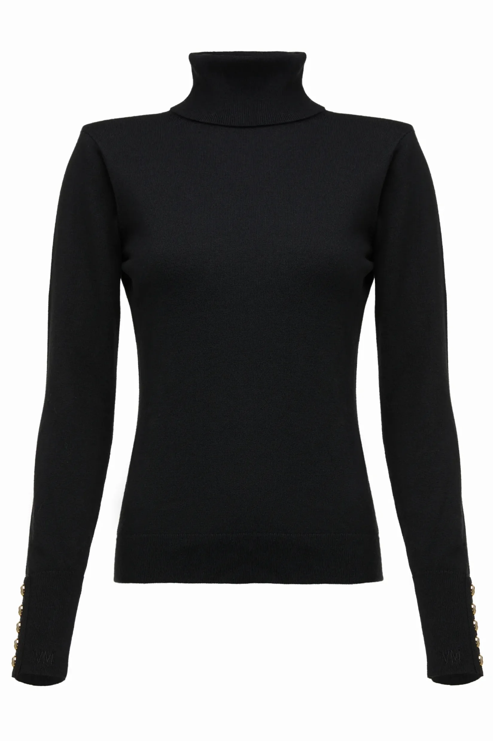 Holland Cooper Knitwear|Jade's Top Picks-Victoria Cashmere Roll Neck Black