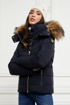 Holland Cooper Jackets-Whistler Puffer Jacket Ink Navy