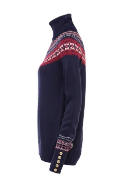 Holland Cooper Knitwear-Whistler Roll Neck Knit