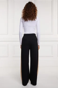 Holland Cooper Trousers|Jade's Top Picks-Wide Leg Pant Black
