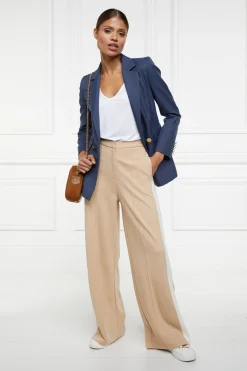 Holland Cooper Trousers-Wide Leg Pant Camel