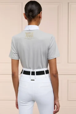 Holland Cooper Base Layers|Shop By Product-Windsor Short Sleeve Base Layer Pebble