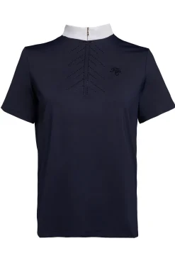 Holland Cooper Base Layers|Shop By Product-Windsor Short Sleeve Base Layer Ink Navy