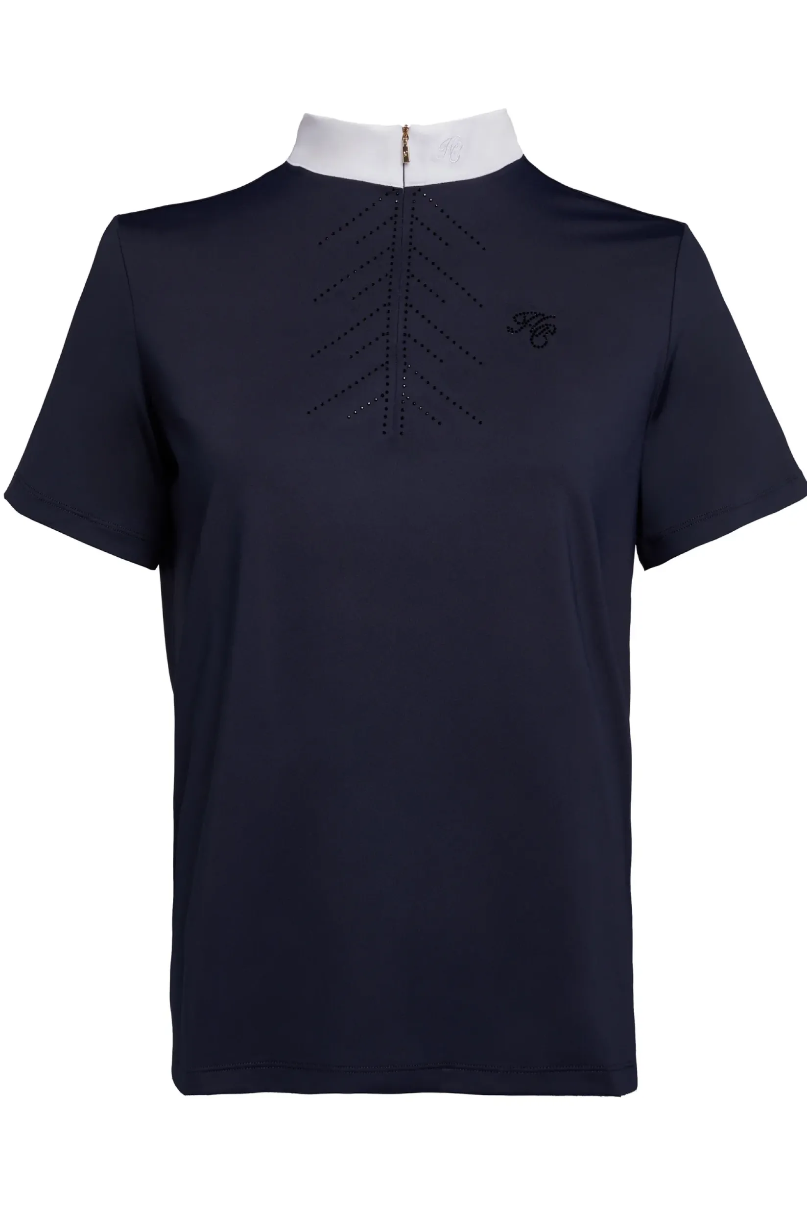 Holland Cooper Base Layers|Shop By Product-Windsor Short Sleeve Base Layer Ink Navy
