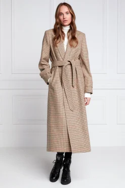 Holland Cooper Coats|In Stock Tailoring-Wrap Coat Charlton Tweed