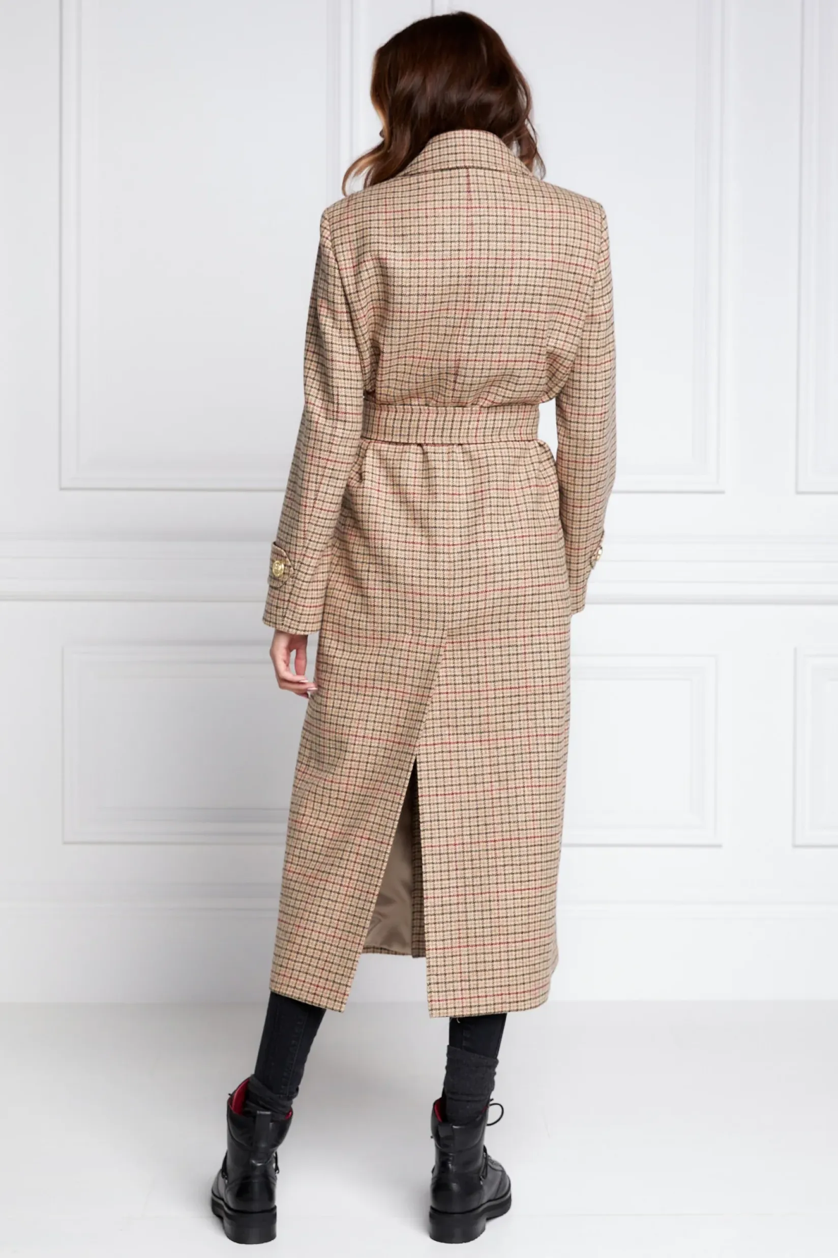 Holland Cooper Coats|In Stock Tailoring-Wrap Coat Charlton Tweed