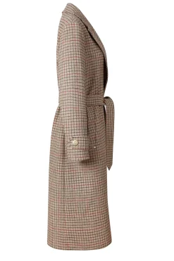 Holland Cooper Coats|In Stock Tailoring-Wrap Coat Charlton Tweed