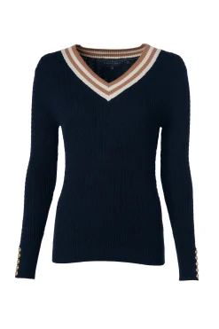 Holland Cooper Knitwear|Shop By Product-Zoe Knit Ink Navy