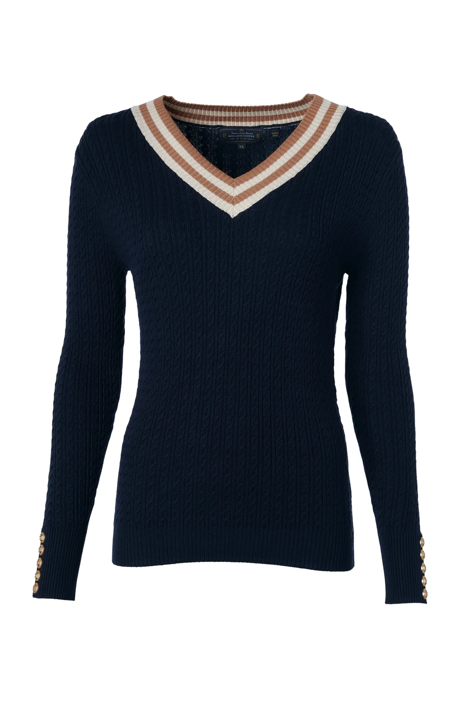 Holland Cooper Knitwear|Shop By Product-Zoe Knit Ink Navy